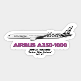 Airbus A350-1000 - Airbus Industrie "Carbon Fiber Colours" Sticker